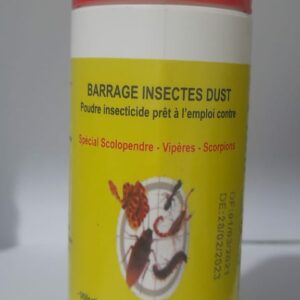 BARRAGE INSECTES DUST (spécial scolopendre – vipères – scorpions)